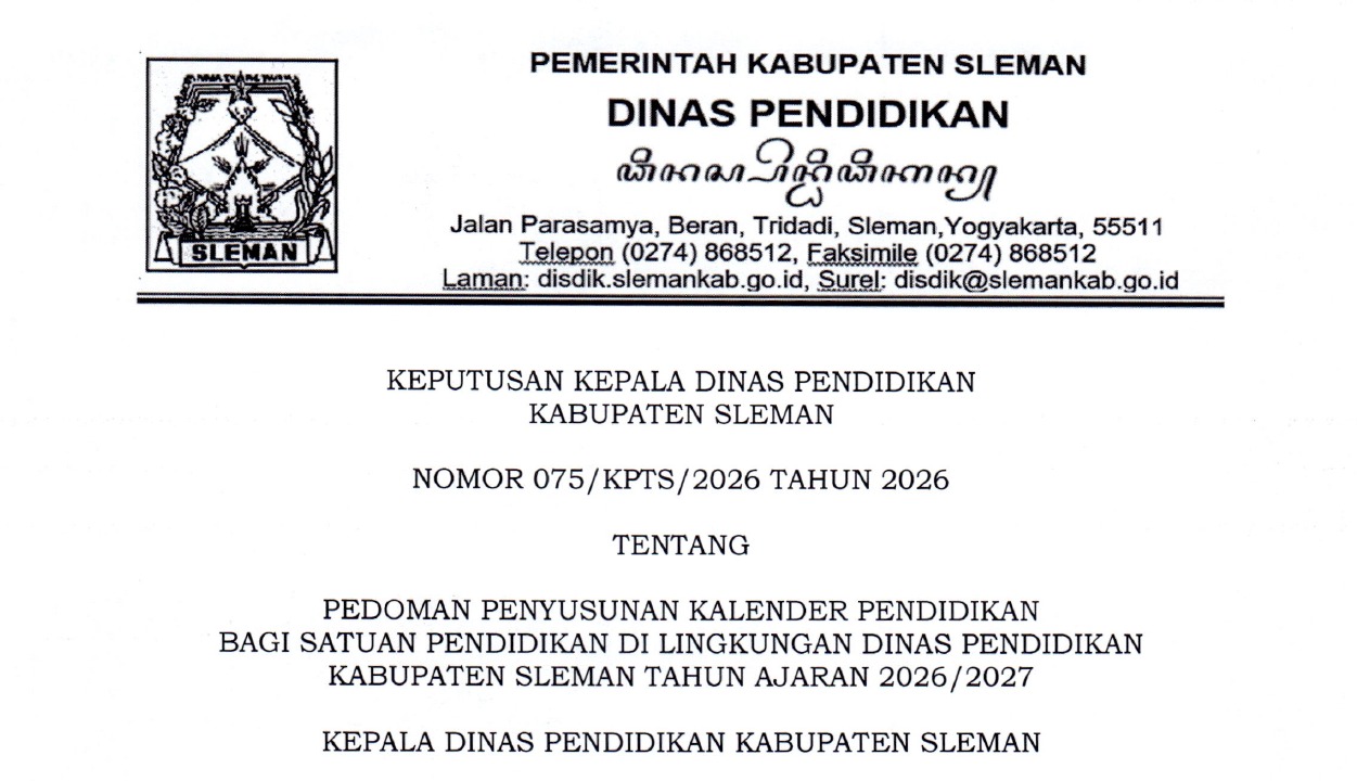 Akhirnya Terbit Juga, Kalender Akademik yang Ditunggu-tunggu