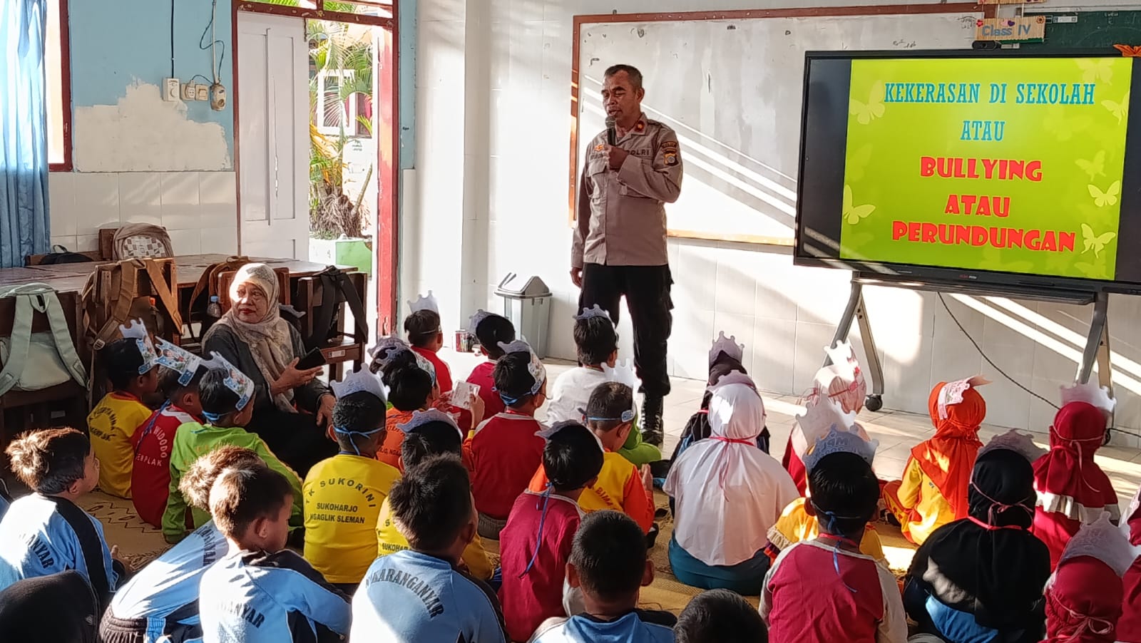 Belajar Menjadi Teman yang Baik: Pengarahan Anti Perundungan di SD Negeri Karanganyar
